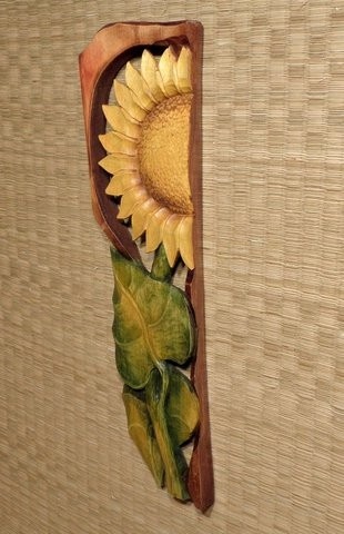 Płaskorzeźba kwiat m38 h49x15x2cm