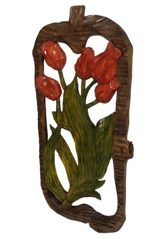 Płaskorzeźba kwiaty m45 h74x34x3cm